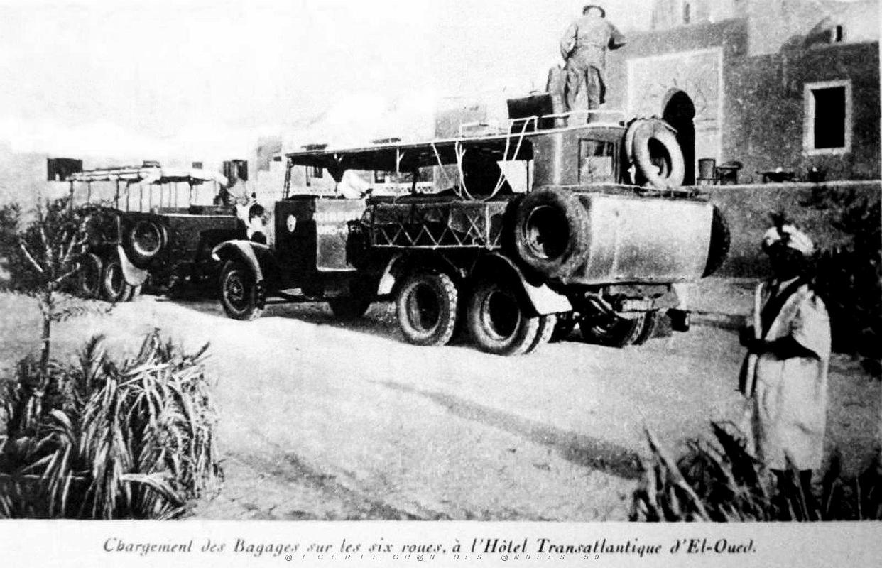El-Oued - Hotel Transatlantique - Chargement Bagages sur le Six Roues.jpg